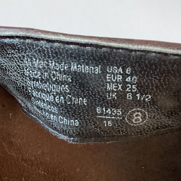 Airwalk Women's Brown Small Wedge Heel Slip-on Sandals Size 8 Open Toe - Picture 7 of 7